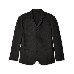 Egg Trading Women's Cadiz natural handstitched khadi cottonJacket Black Sz S